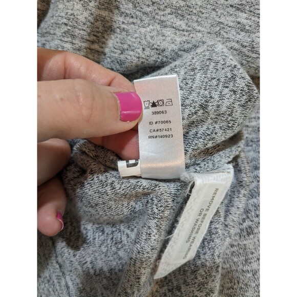 Lou & Grey Women's Sleeveless Marled Racerback A Line Midi Dress  Gray XS - Picture 5 of 6